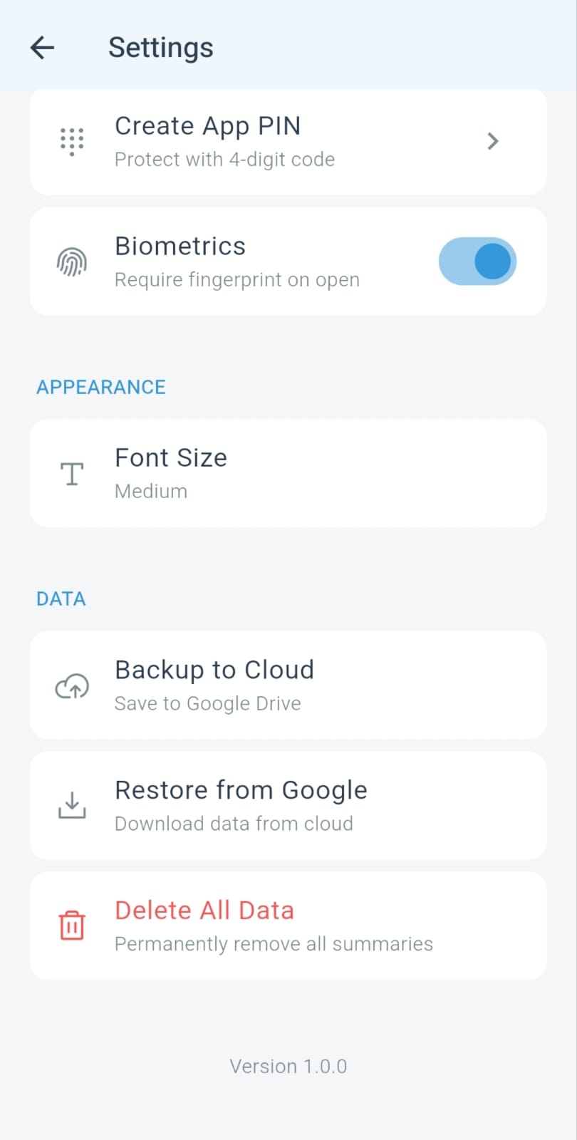 Backup